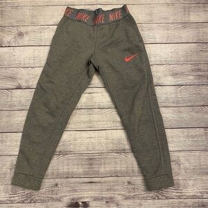 Nike Gray Pink Sweatpants Joggers Dri-Fit Small